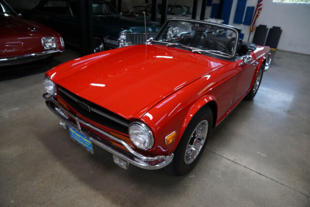 Triumph TR6 Roadster with vintage Judson Supercharger 1972 image number 24