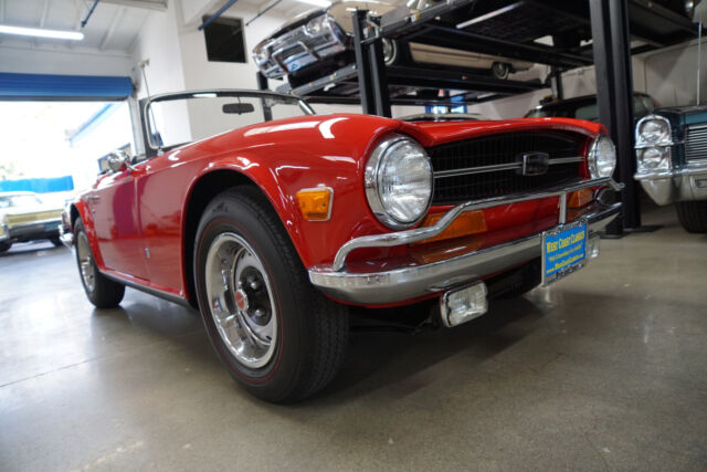 Triumph TR6 Roadster with vintage Judson Supercharger 1972 image number 29