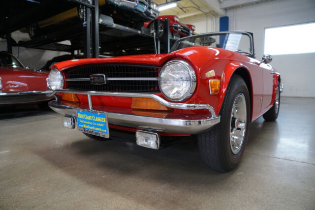 Triumph TR6 Roadster with vintage Judson Supercharger 1972 image number 3