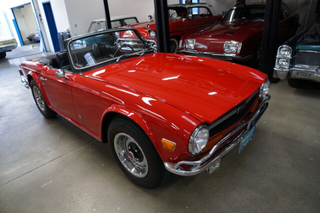 Triumph TR6 Roadster with vintage Judson Supercharger 1972 image number 4