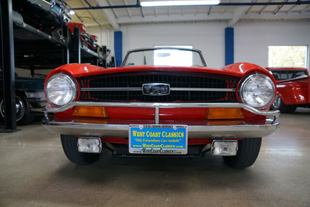 Triumph TR6 Roadster with vintage Judson Supercharger 1972 image number 8