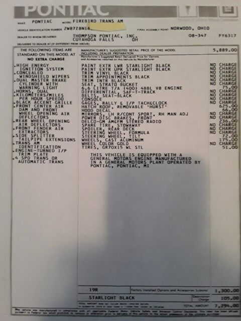 Pontiac Trans Am 1978 image number 33