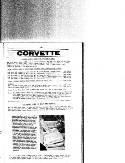 Chevrolet Corvette 1978 image number 19