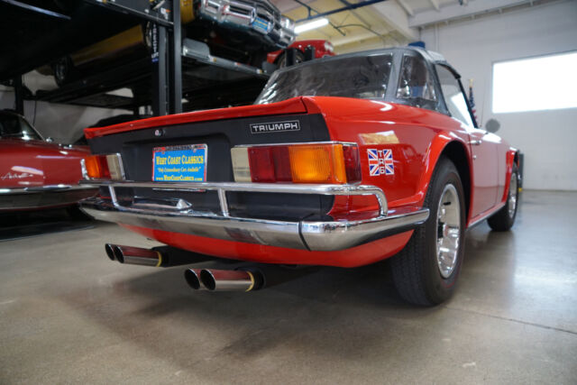 Triumph TR6 Roadster with vintage Judson Supercharger 1972 image number 38