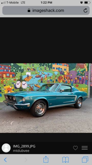 Ford Mustang 1968 image number 0