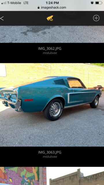 Ford Mustang 1968 image number 1