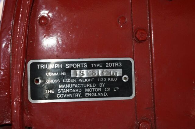 Triumph TR3 1959 image number 34