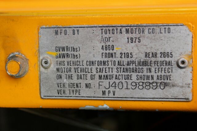 Toyota FJ40 Landcruiser 1975 image number 45