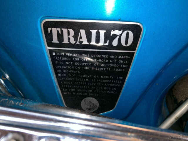 Honda CT Trail 70 1969 image number 40