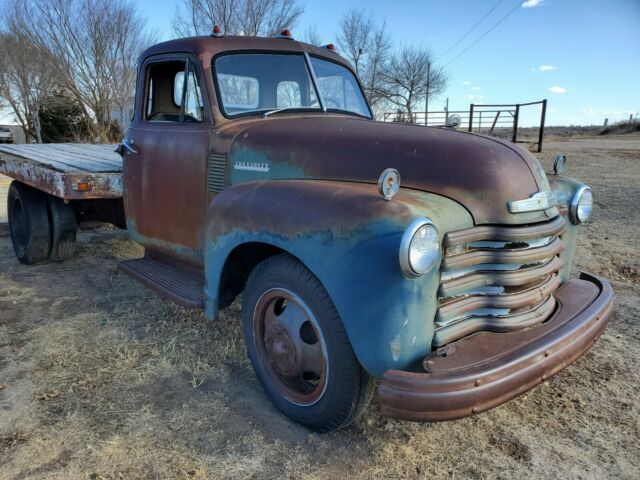 Chevrolet BLUE CHEVY 51 52 53 47 48 49 1950 KANSAS FLATBED 1951 image number 1