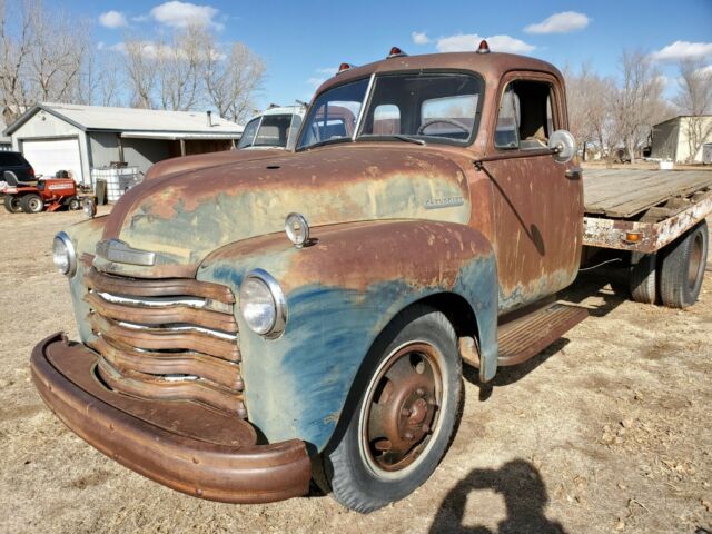 Chevrolet BLUE CHEVY 51 52 53 47 48 49 1950 KANSAS FLATBED 1951 image number 23