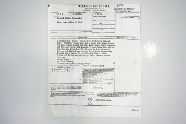 Continental Mark II 1956 image number 23