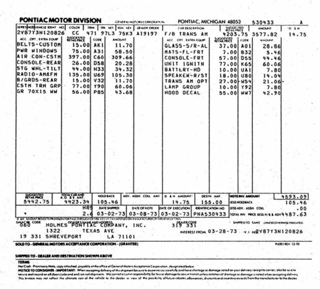 Pontiac Trans Am 1973 image number 17