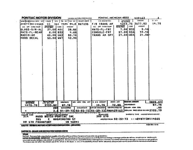 Pontiac Trans Am 1973 image number 21