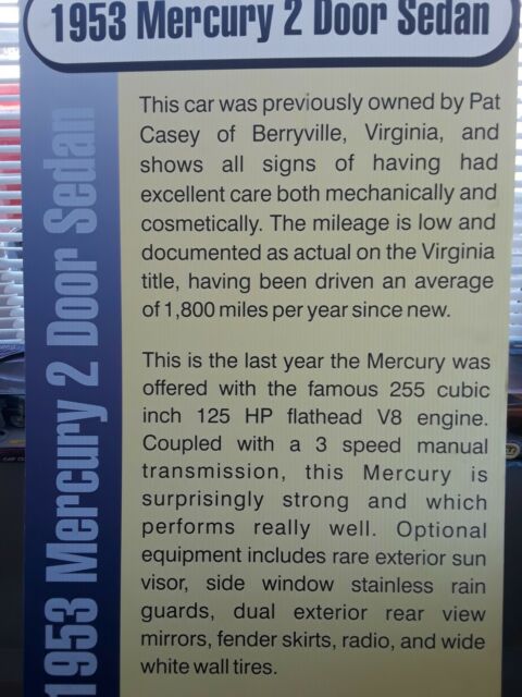 Mercury Monterey 1953 image number 21