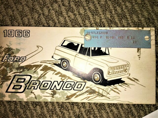 Ford Bronco 1966 image number 23