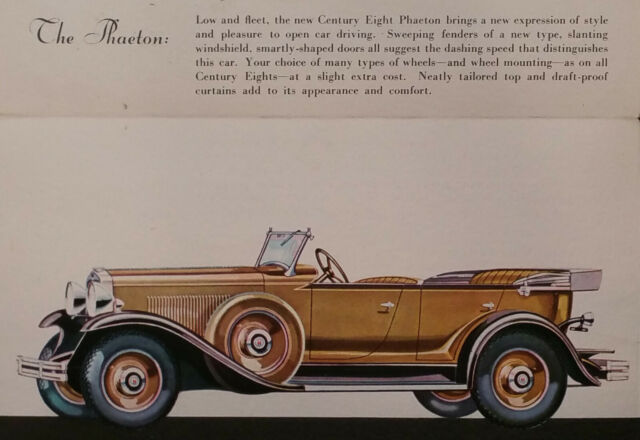 Hupmobile CENTURY EIGHT DUAL COWL PHAETON CONVERTIBLE 1931 image number 21