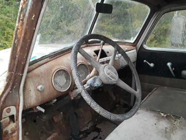 Chevrolet 3100 with 52 Chevy Truckbed Firewood Trailer 1950 image number 11