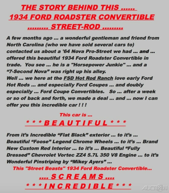 Ford Roadster 1934 image number 6