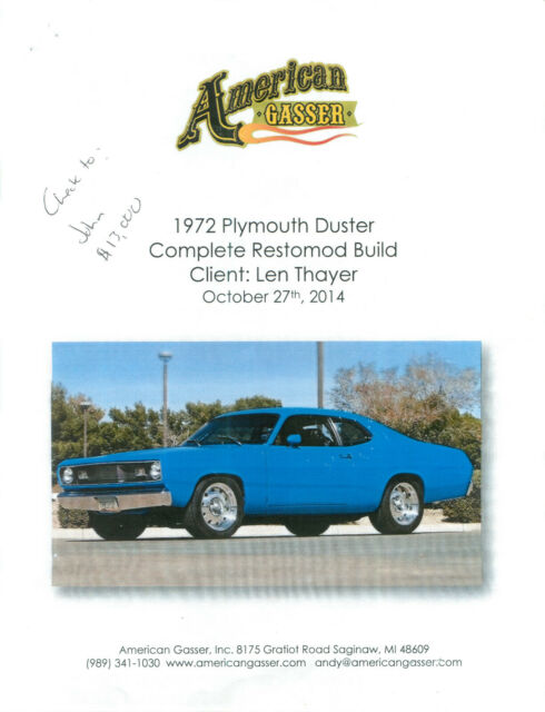 Plymouth Duster 1972 image number 14