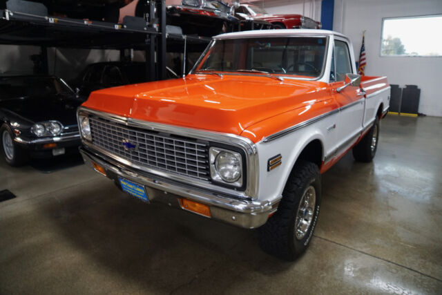 Chevrolet C10 4X4 Full Size Fleetside Short Bed Cheyenne Pic 1972 image number 24