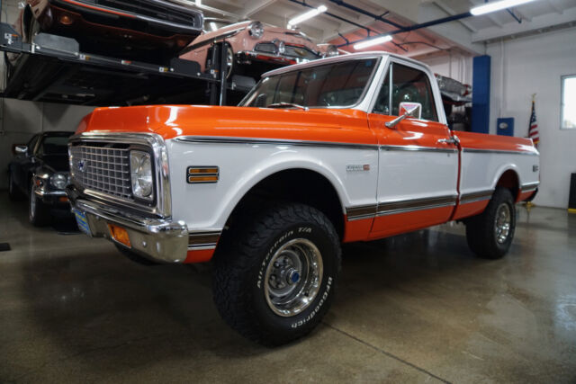 Chevrolet C10 4X4 Full Size Fleetside Short Bed Cheyenne Pic 1972 image number 28