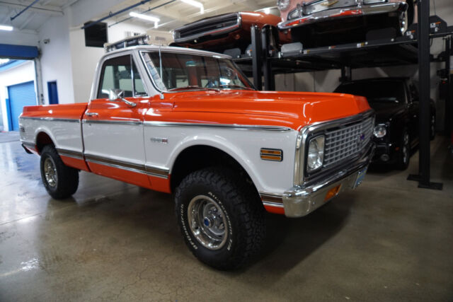 Chevrolet C10 4X4 Full Size Fleetside Short Bed Cheyenne Pic 1972 image number 5