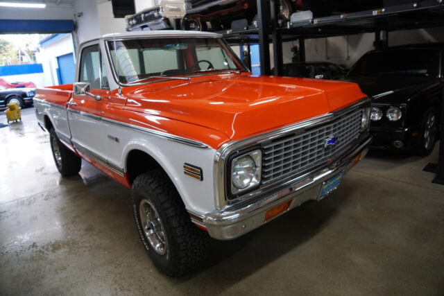 Chevrolet C10 4X4 Full Size Fleetside Short Bed Cheyenne Pic 1972 image number 6