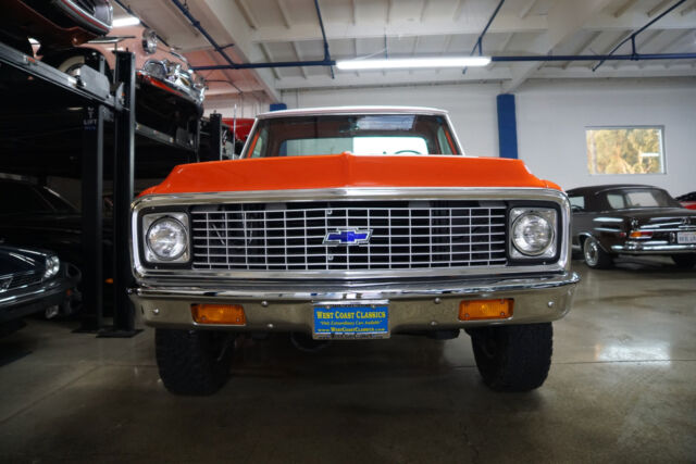 Chevrolet C10 4X4 Full Size Fleetside Short Bed Cheyenne Pic 1972 image number 9