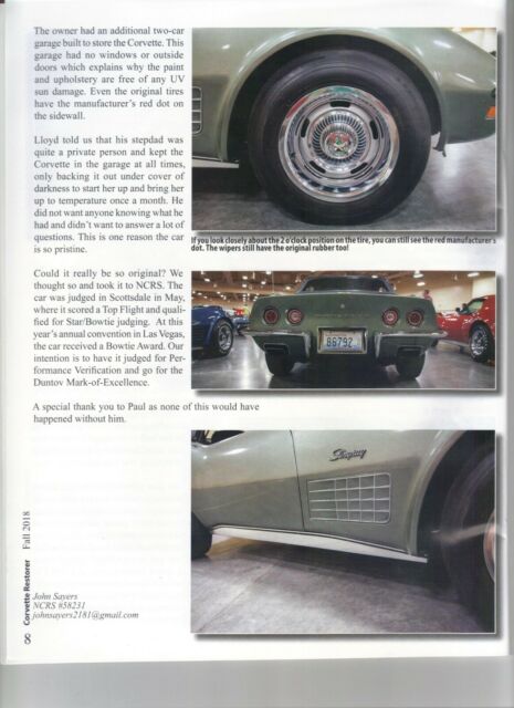 Chevrolet Corvette 1972 image number 16