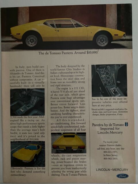 De Tomaso Pantera 1974 image number 31