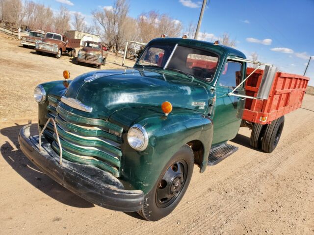 Chevrolet PROJECT DUMP TRUCK KANSAS FARMER 1948 6400 GREEN 1949 image number 23