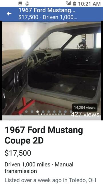 Ford Mustang 1967 image number 11