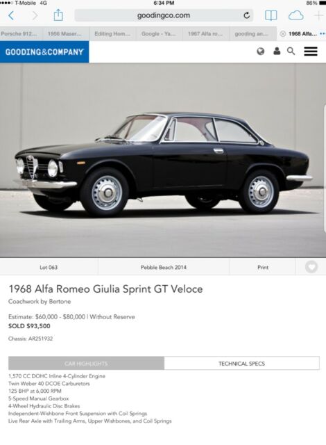 Alfa Romeo GTV 1967 image number 24