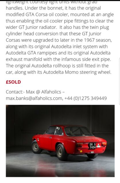 Alfa Romeo GTV 1967 image number 25