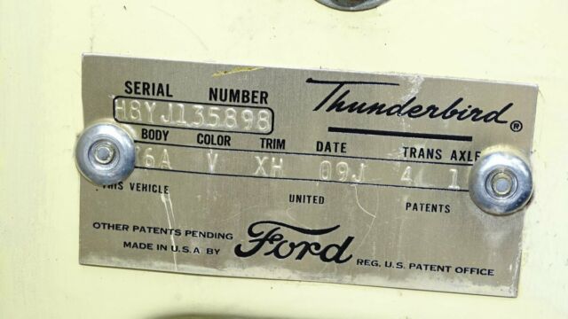 Ford Thunderbird 1958 image number 20