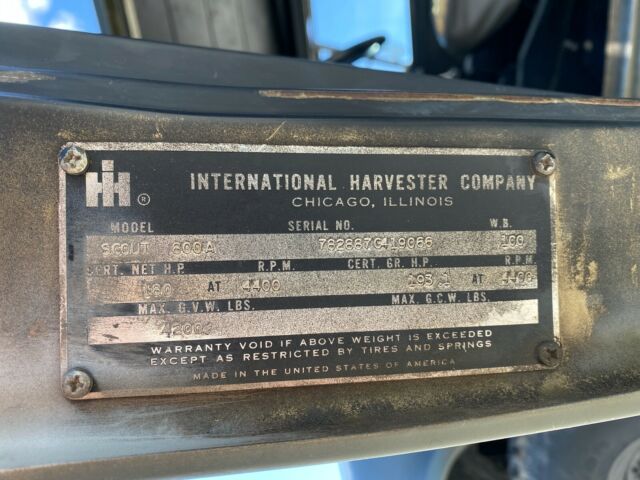 International Harvester Scout 1970 image number 19