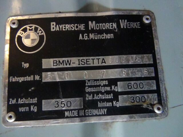 BMW Isetta 300 1957 image number 15