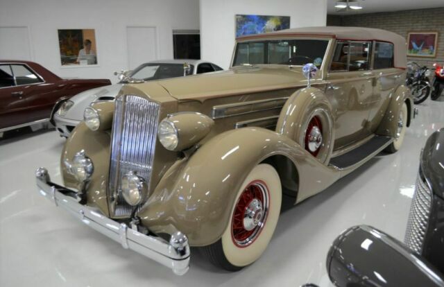 Packard Twelve Model 1408 Convertible Sedan 1936 image number 6