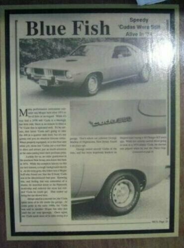 Plymouth Barracuda 1974 image number 19