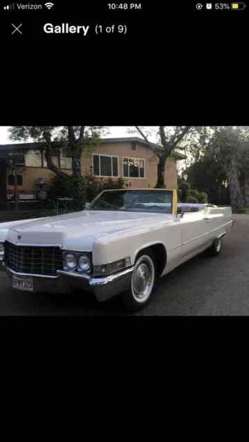 Cadillac DeVille Coupe 1969 image number 0