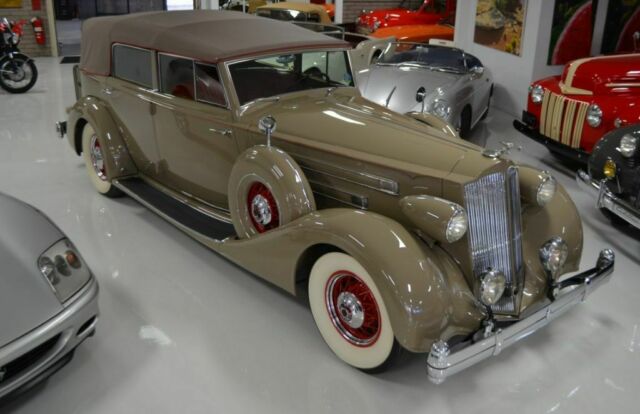 Packard Twelve Model 1408 Convertible Sedan 1936 image number 25