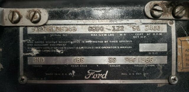 Ford F3 1952 image number 10