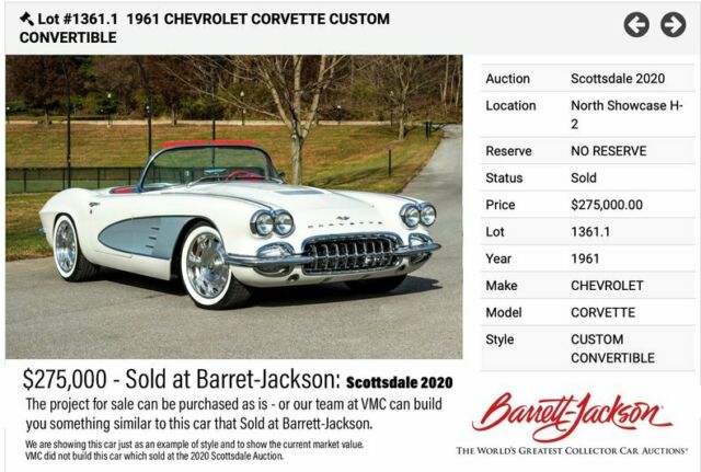 Chevrolet Corvette 1961 image number 5