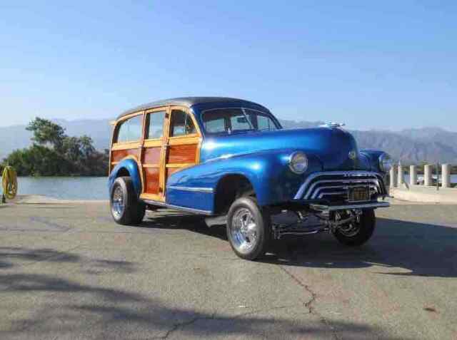 Oldsmobile woodie gasser 1948 image number 1