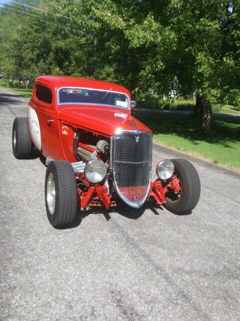 Ford 3 window coupe Hot Rod. Hemi 1933 image number 27