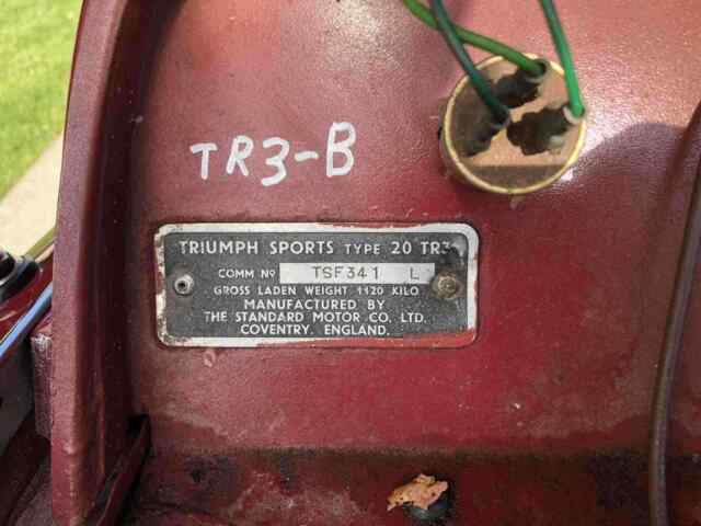 Triumph TR3 1962 image number 13