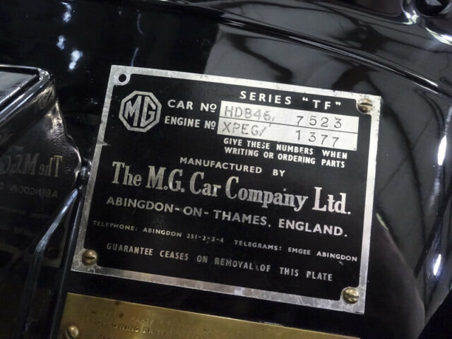 MG TF 1955 image number 18