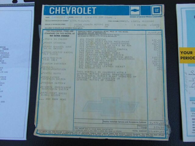 Chevrolet Corvette 1977 image number 23