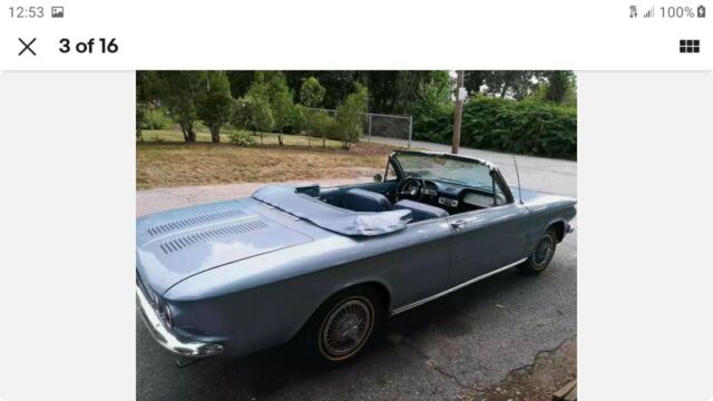 Chevrolet Corvair 1963 image number 0